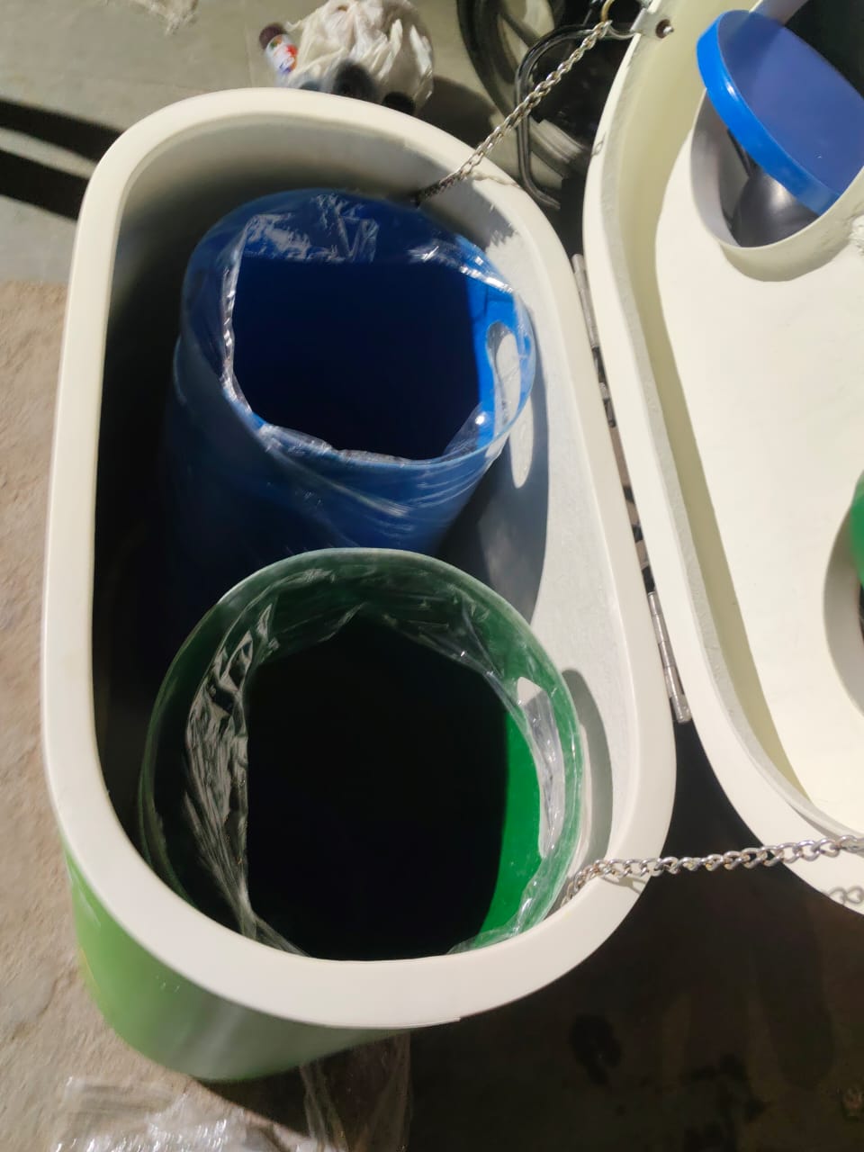 fiber dustbin best for waste separation